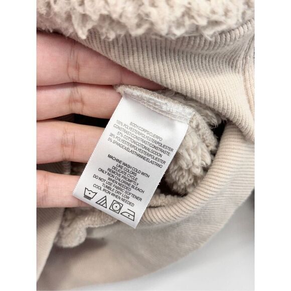 Marc New York Teddy Bear Hooded Jacket Size Extra Small Tan Fleece Full Zip NWT - Picture 10 of 10